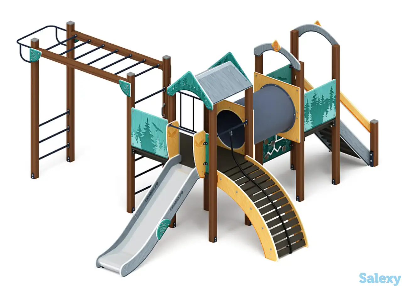 Рада (тайга) - дик 2.01.2.08-23 - игровой комплекс h=1200, фотография 1