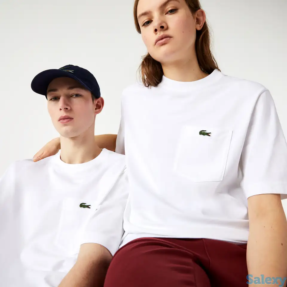 Футболка свободного кроя lacoste l!ve unisex, фотография 1