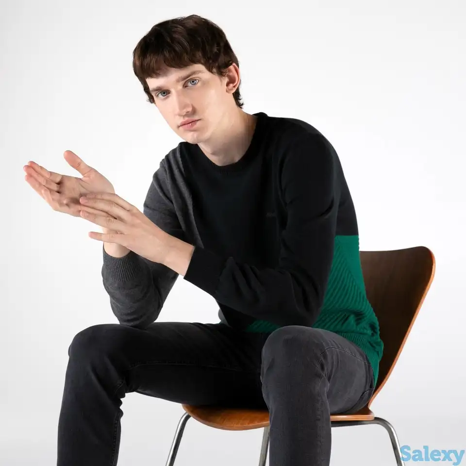 Мужской свитер lacoste regular fit, фотография 1