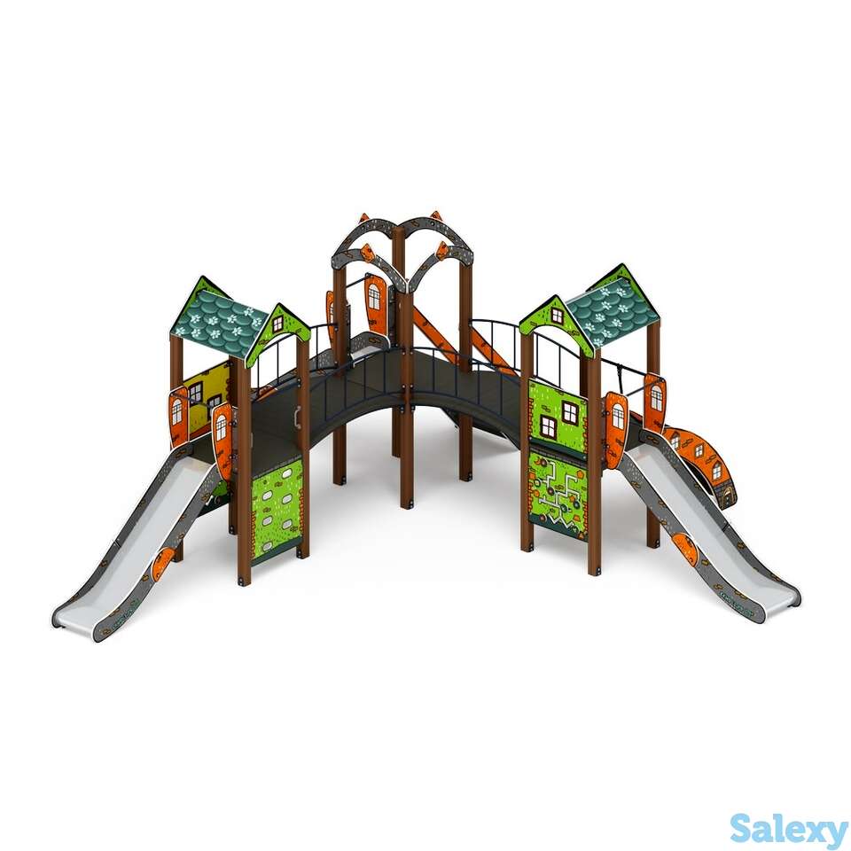 Детский игровой комплекс «городок (город)» дик 2.01.3.03-31 h=1200, фотография 1