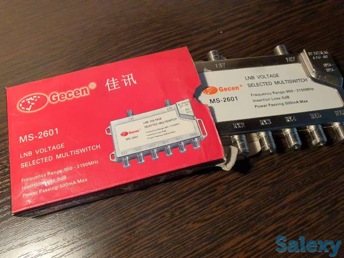 Спутниковый радиальный мультисвитч Gecen MS-2601 свич, фотография 3