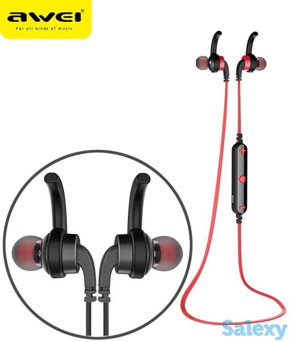 Продам беспроводные Bluetooth наушники гарнитура для спортсменов и активных людей, ID069ABL, фотография 1