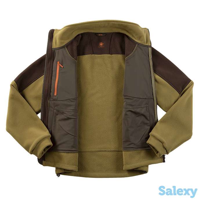 Куртка флисовая спортивная теплая сивера караган 2.0 олива/трюфель, фотография 6