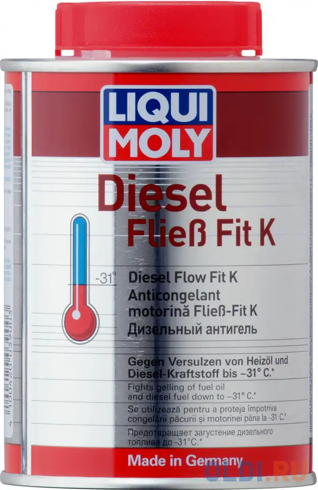Дизельный антигель liquimoly diesel fliess-fit k (концентрат) 3900, фотография 1