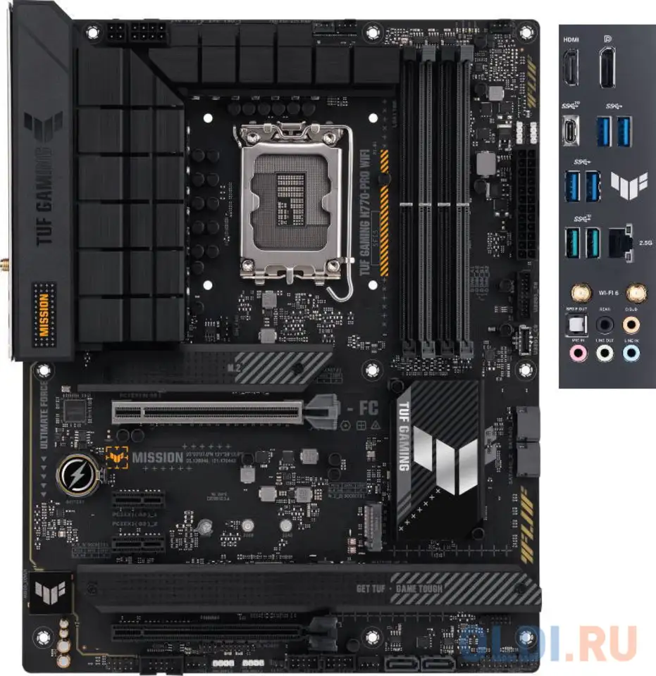 Материнская плата asus tuf gaming h770-pro wifi, фотография 1