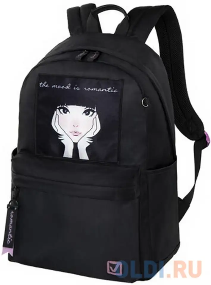 Рюкзак brauberg fashion city 22 л черный, фотография 1