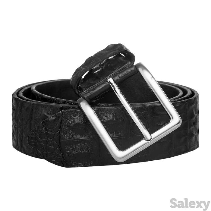 Ремень мужской pine black caiman, фотография 1