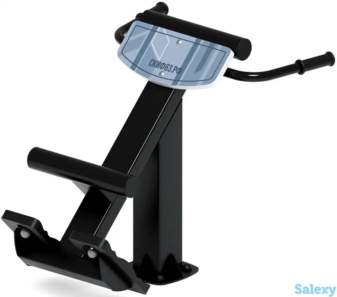 Гиперэкстензия (серый) - уличный тренажер - ст 003-13, фотография 1