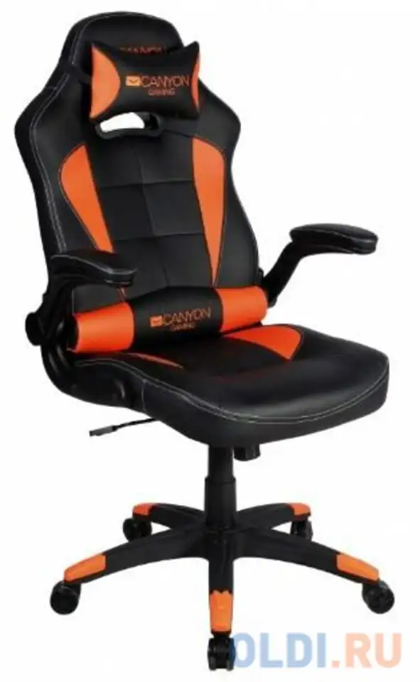 Кресло для геймеров canyon vigil cnd-sgch2 черно-оранжевое, фотография 1