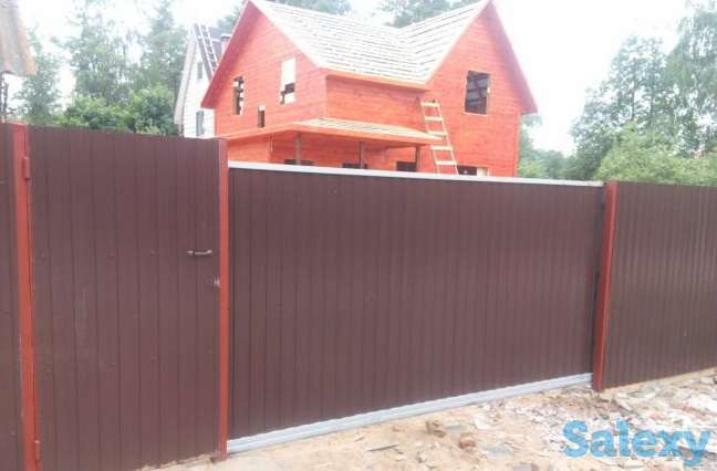 Изготовление навесов, Установка Ворот, Заборов, фотография 3