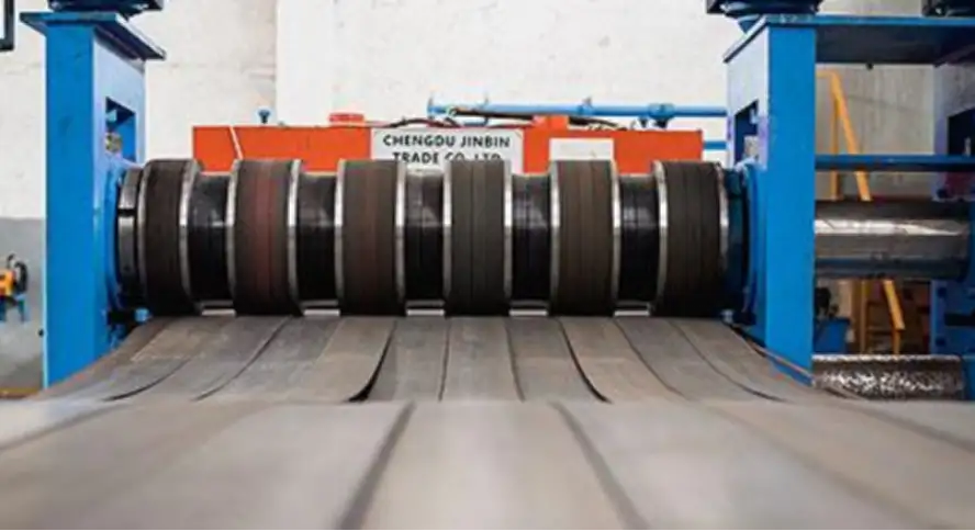 Линия для продольной резки  рулона металла модель JB 0.7x1250, фотография 2