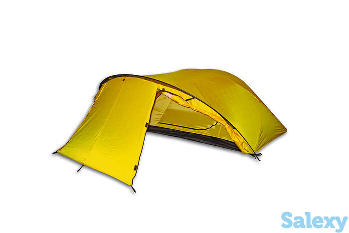 Палатка нормал байкер si/pu желтая, фотография 1