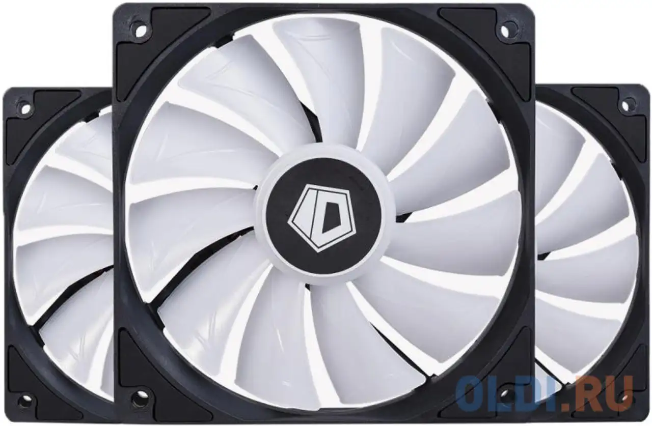 Fan id-cooling xf-12025-argb-trio argb led / pwm/ 3pack+controller, фотография 1