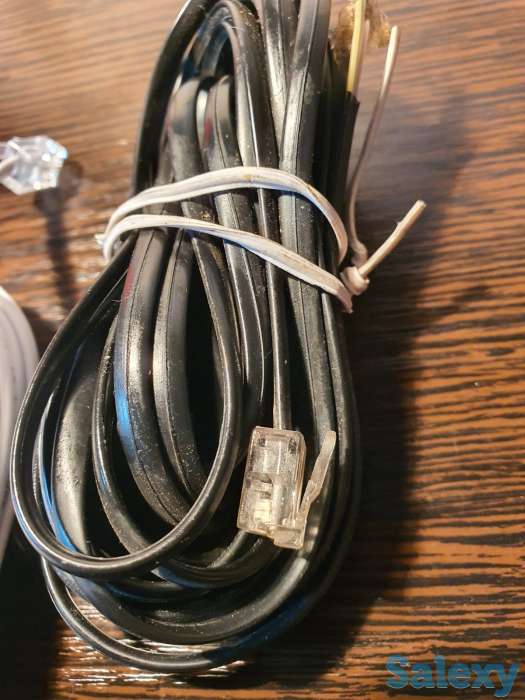 Телефонный кабель, провод, шнур к телефону 5 метров, фотография 2