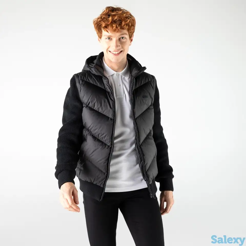 Мужская куртка-безрукавка lacoste c отстегивающимися рукавами, фотография 1