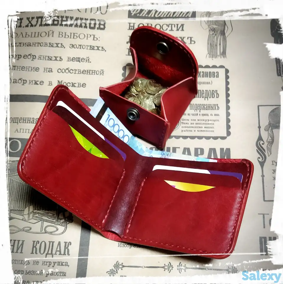 Продам портмоне из натуральной кожи, фотография 2