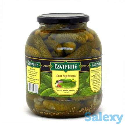Корнишоны маринованные с/б, ж/б 1-4 см/ 3-6 см/, фотография 5