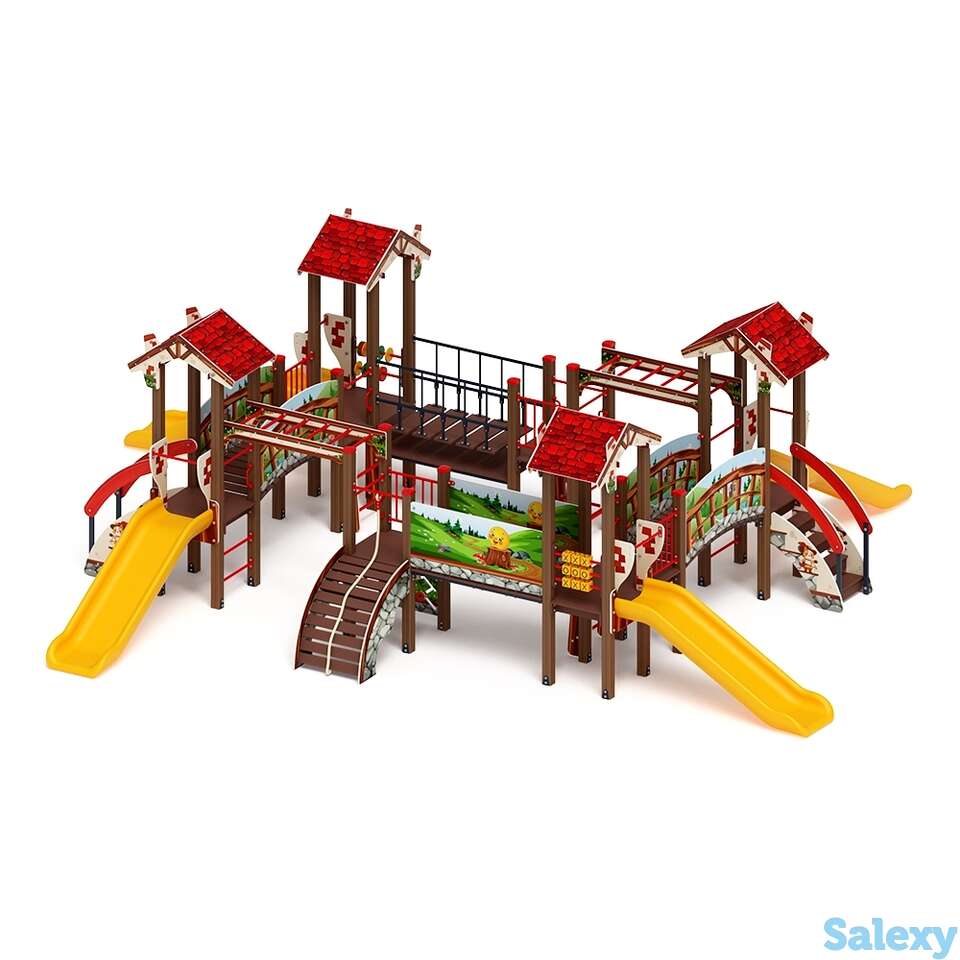 Детский игровой комплекс «в гостях у сказки» дик 1.05.01-08 h=900, фотография 1