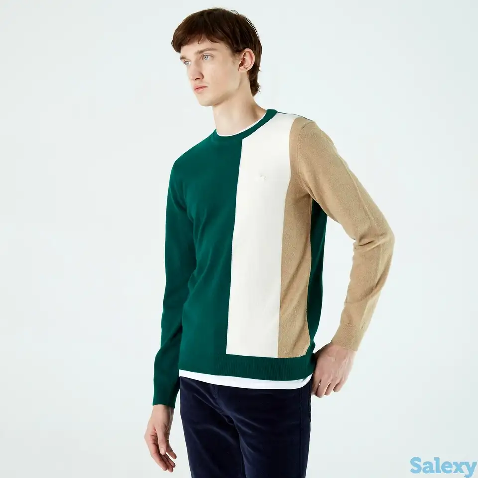 Мужской трикотажный свитер lacoste, фотография 1