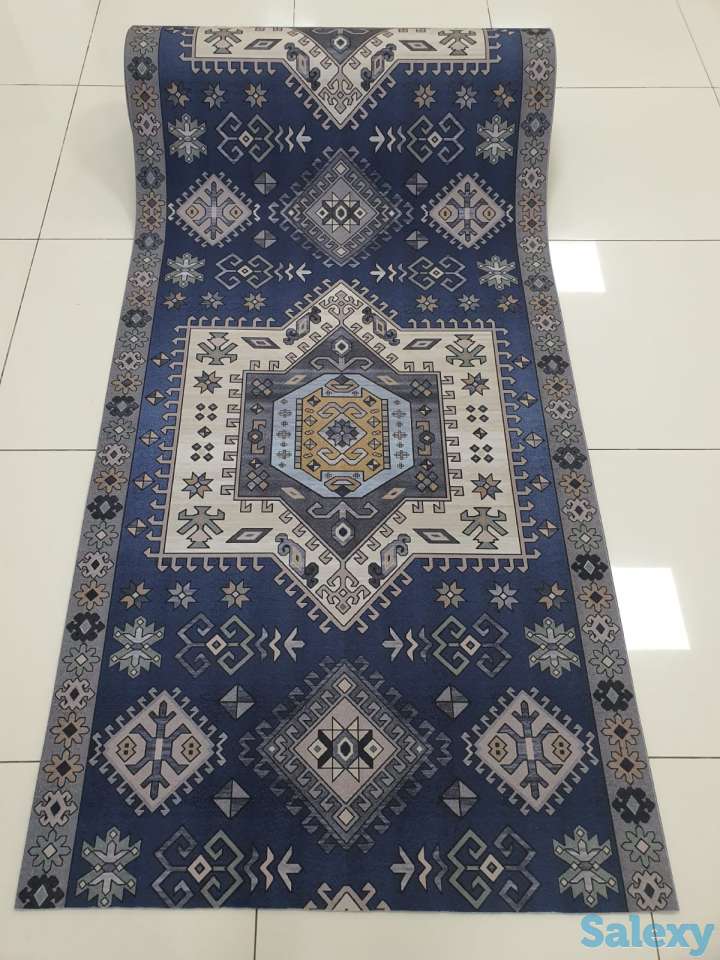 Коврик Голубой Кечуа ковер ковровая дорожка Ширина 200 см, фотография 5