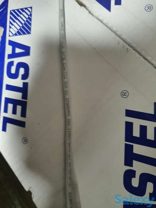 Кабель Astel UTP-CCA CAT5E 8-жильный, высокоскоростной LAN бухта 223 м, фотография 5