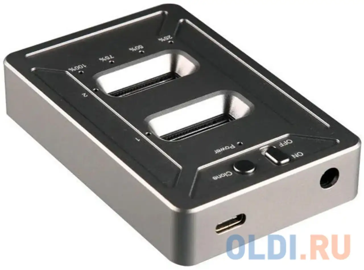 Док-станция ssd agestar 31cbnv2c nvme usb3.1 алюминий серый m2 2280 m-key, фотография 1