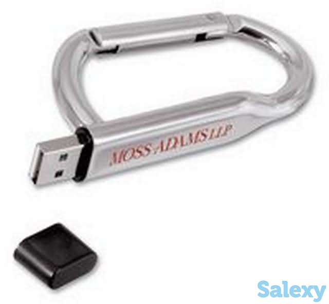 Продам Металлическая флешка - карабин, 8Gb (Хром), фотография 1