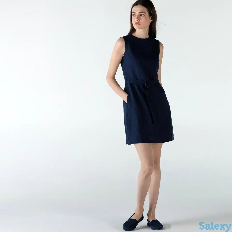 Женское платье lacoste без рукавов с круглым вырезом, фотография 1