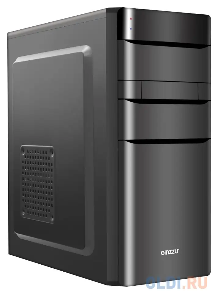 Корпус atx ginzzu a200 без бп чёрный, фотография 1