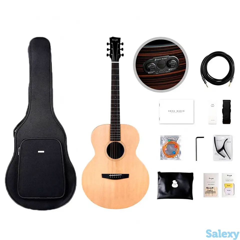 Электро-акустическая гитара enya ea-x1 pro/eq, фотография 1