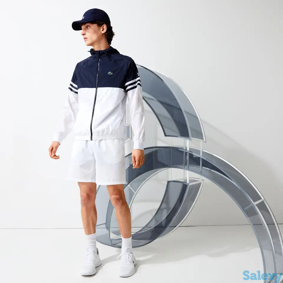 Мужская водостойкая ветровка lacoste sport x novak djokovic, фотография 1