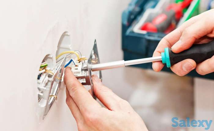 Установка розеток, выключателей, фотография 2