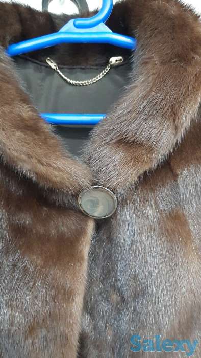 Норковая шуба, размер (S-M), фотография 2