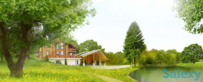 Деревянные дома, срубы, бани дачи из клееного бруса, фотография 1