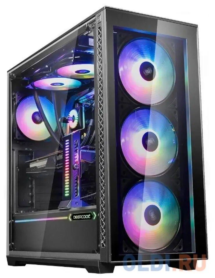 Корпус atx deepcool matrexx 70 add-rgb 3f без бп чёрный, фотография 1