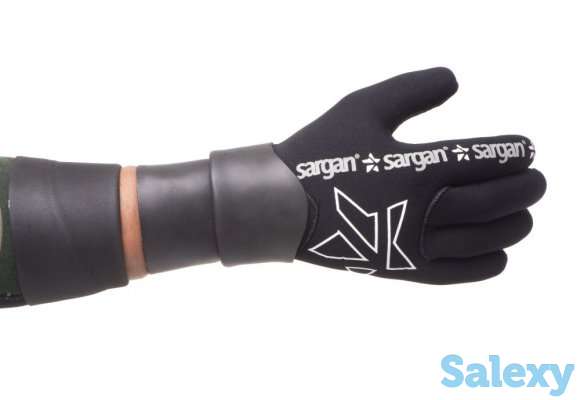 Перчатки для подводной охоты неопреновые sargan калан 4.5мм, фотография 7