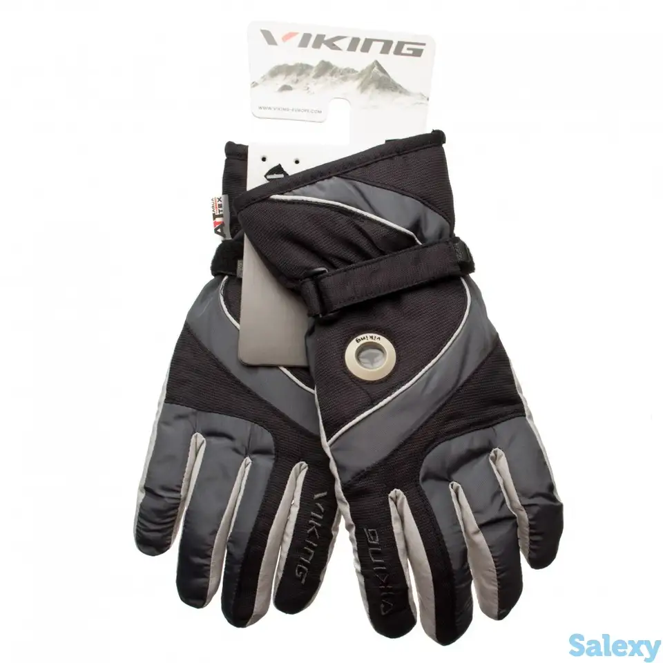 Перчатки viking 20-21 trick dark grey, фотография 11