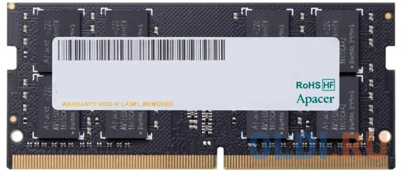 Оперативная память для ноутбука apacer es.08g2v.gnh so-dimm 8gb ddr4 2666 mhz, фотография 1