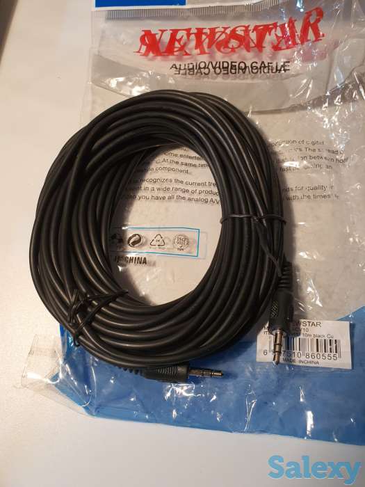 Кабель шнур AUX-AUX,5 метров Аукс провод M/M, фотография 1