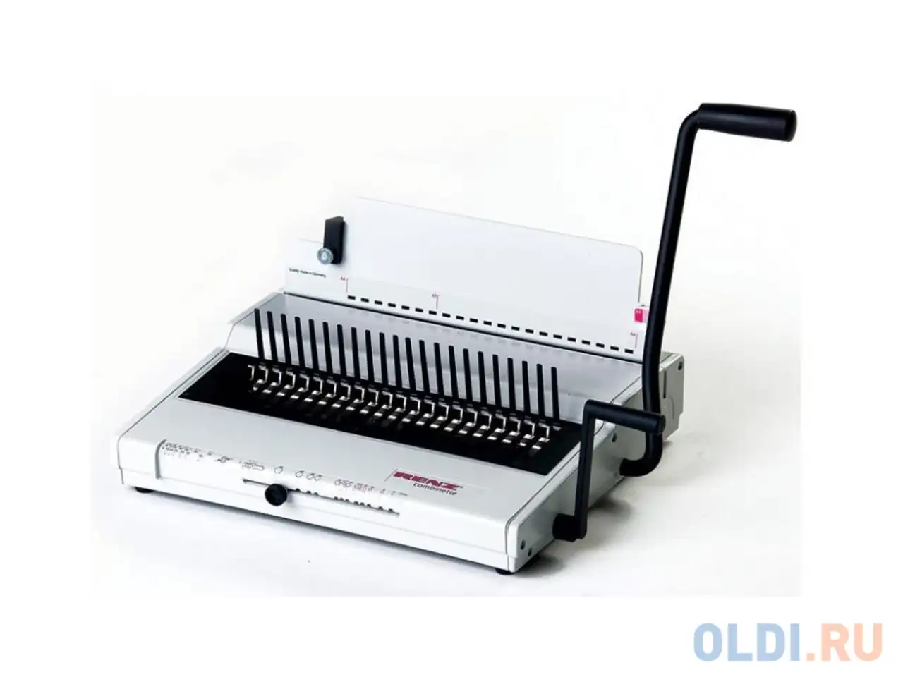 Переплетчик renz combinette a4 перфорирует 25 листов сшивает 500 листов пластиковые, фотография 1