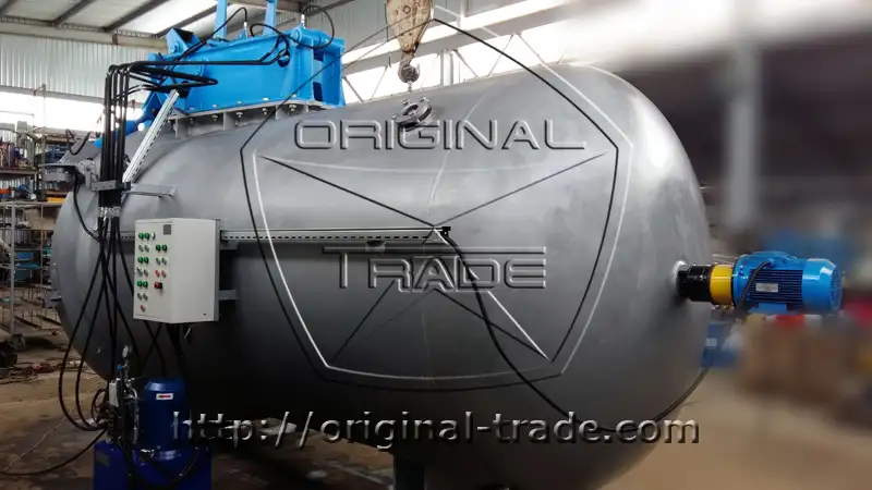 Автоклав для производства многослойного стекла триплекс., фотография 2