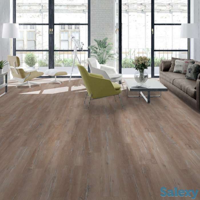 Дизайнерский ламинат; Ламинат под бетон; Ламинат Елочка; Ламинат премиум, фотография 8