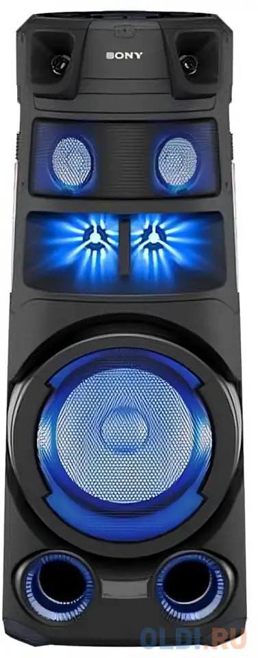 Мидисистема sony mhc-v83d черный/темно-синий 2000вт cd cdrw dvd dvdrw fm usb, фотография 1