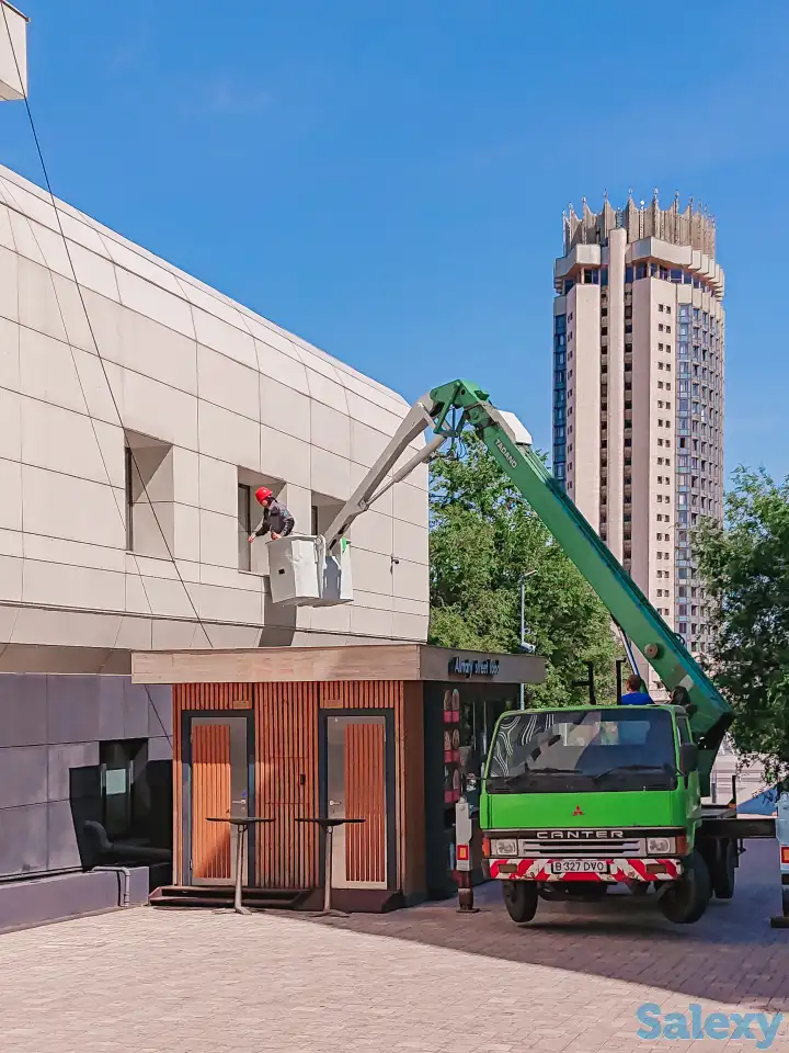 Высотный клининг / Мойка фасада / Мойка окон / Высотные работы / Промышленный альпинизм /Альпинисты, фотография 2