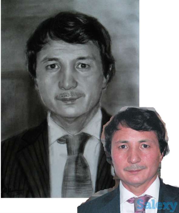 Портреты по фото ручной работы разной техники исполнения., фотография 3