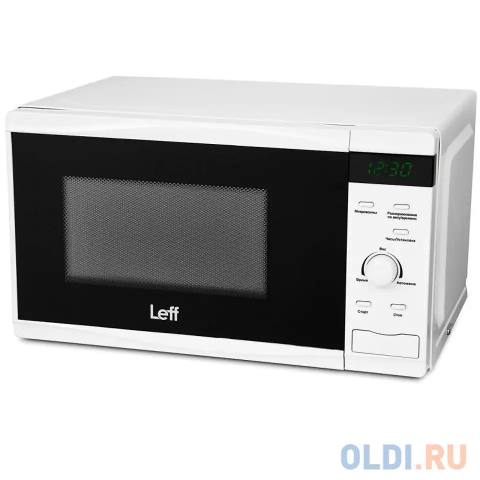 Микроволновая печь leff 20md725w 700 вт белый, фотография 1