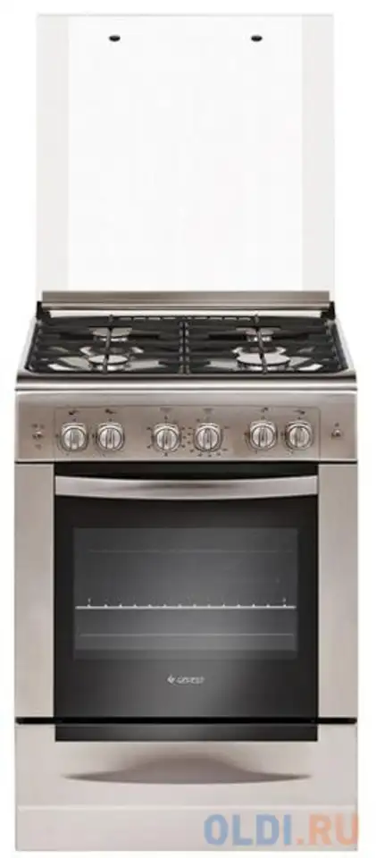 Газовая плита gefest пг 6100-02 0004 серебристый, фотография 1