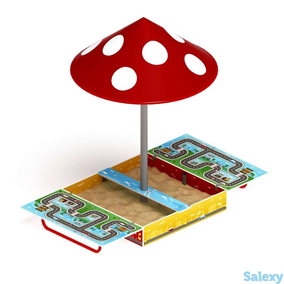 Песочница игра с крышкой и с грибком ио 5.01.10-02, фотография 1