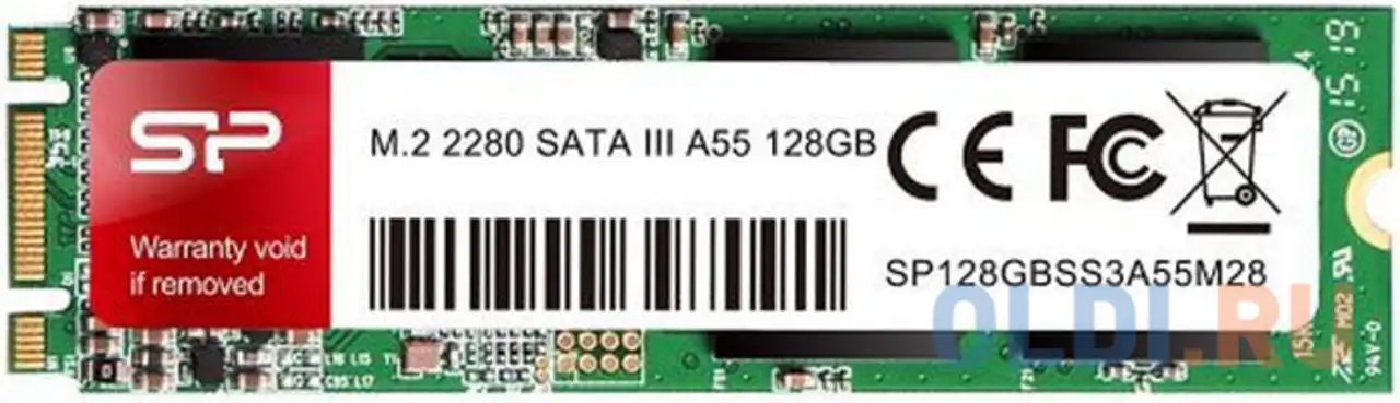 Ssd накопитель silicon power a55 128 gb sata-iii sp128gbss3a55m28, фотография 1