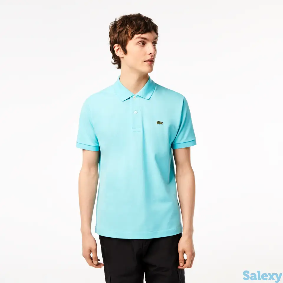 Мужское поло lacoste l1212 classic fit, фотография 1